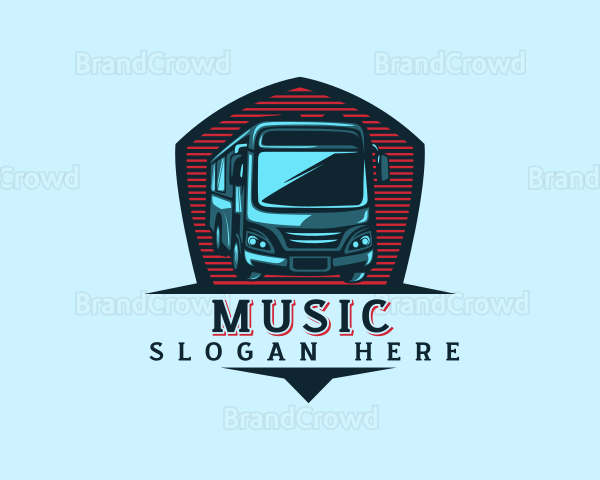 Bus Shuttle Transport Logo