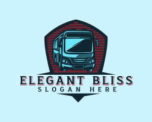 Road Trip - Bus Shuttle Transport logo design