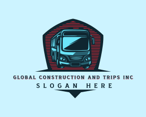 Tourist - Bus Shuttle Transport logo design