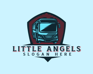 Road Trip - Bus Shuttle Transport logo design