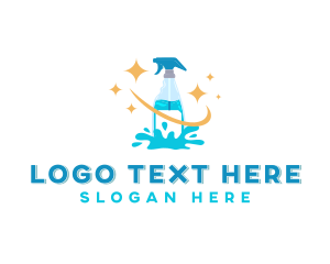 Cleaning - Cleaning Spray Bottle logo design