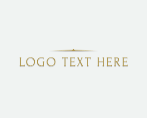 Serif - Gold Professional Elegant logo design