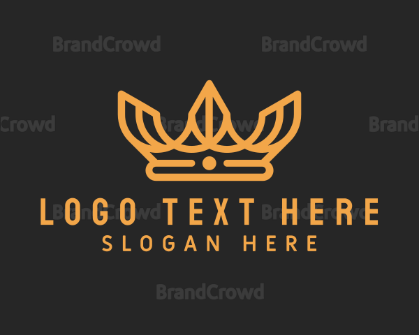 Deluxe Orange Crown Logo