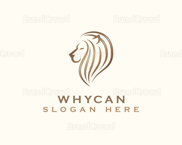 Lion Wild Feline Logo