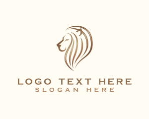 Majestic - Lion Wild Feline logo design