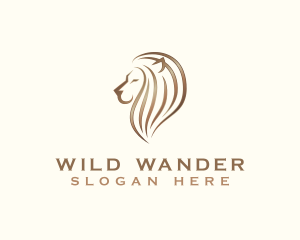 Lion Wild Feline logo design