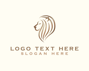 Hunter - Lion Wild Feline logo design