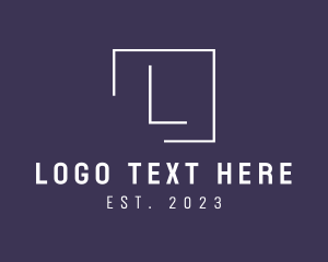 Trendy - Minimalist Square Lettermark logo design