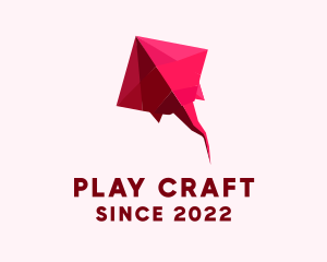 Pink Aquatic Origami logo design