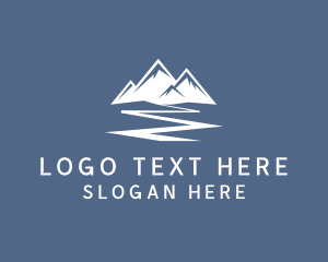 High - Mountain Rock Adventure logo design