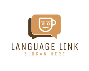 Bilingual - Coffee Talk Cafe logo design