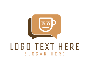 Online - Coffee Talk Cafe logo design