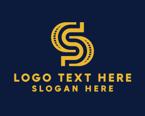 Cryptocurrency - Crypto Coin Letter S logo design