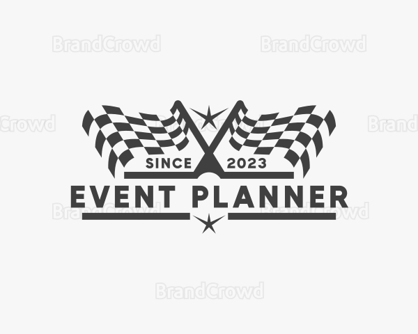 Automotive Kart Race Logo