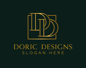 Luxurious Gold Business logo design