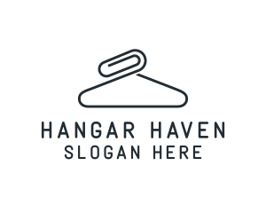 Hanger - Clip Hanger Clothing logo design