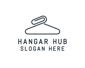 Hanger - Clip Hanger Clothing logo design