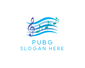 Musical Song Notes Logo