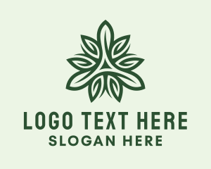 Eco Friendly Gardening Leaf  Logo