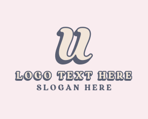 Stylist - Stylist Fashion Boutique Letter U logo design