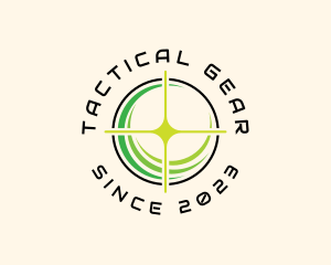 Tactical - Tactical Crosshair Target logo design