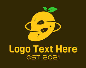 Fruit Stand - Organic Mango Fruit logo design