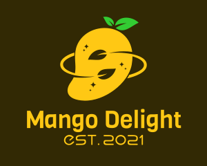 Mango - Organic Mango Fruit logo design