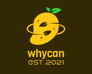 Plum - Organic Mango Fruit logo design