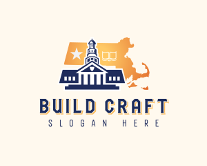 Massachusetts Architectural Building logo design