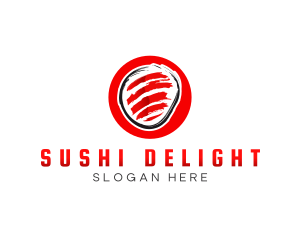 Asian Meal Sushi logo design