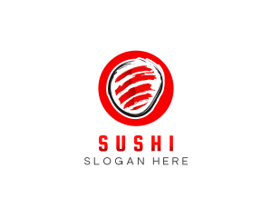 Asian Meal Sushi logo design