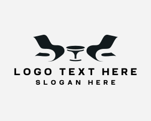 Love Seat - Furniture Chair Table logo design