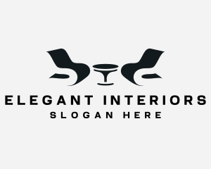 Furniture Chair Table logo design