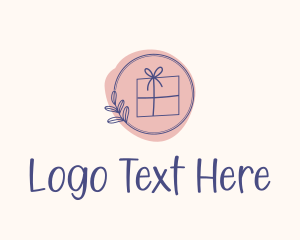 Crafting - Holiday Gift Box logo design