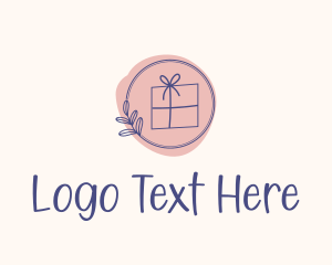 Celebratory - Holiday Gift Box logo design