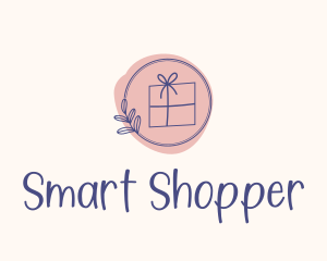 Shopper - Holiday Gift Box logo design