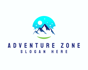 Mountain Peak Adventure logo design