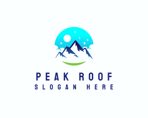 Mountain Peak Adventure logo design