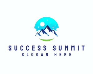 Mountain Peak Adventure logo design