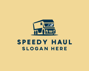Truck - Cargo Delivery Truck logo design