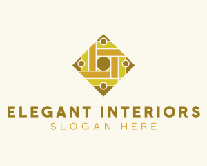 Interior Textile Decoration  logo design