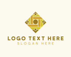 Textile Design - Interior Textile Decoration logo design