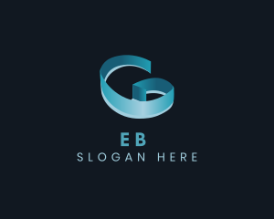 Elegant Ribbon Letter G  Logo