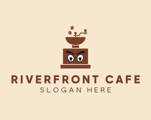 Coffee Grinder Cafe logo design