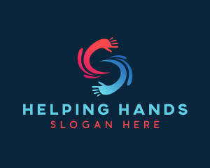 Aid - Children Hand Foundation logo design