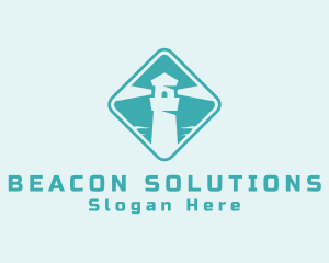 Beacon - Lighthouse Tower Coast logo design