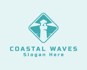 Coast - Lighthouse Tower Coast logo design