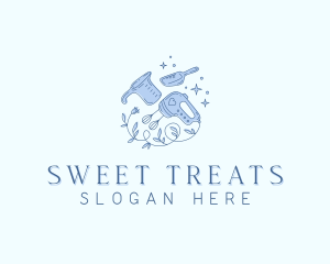 Mixer Confectionery Baking logo design