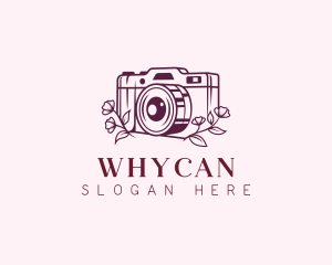 Digicam - Floral Camera Photography logo design