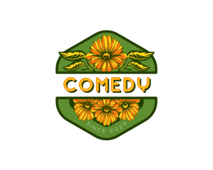 Florist Sunflower Garden Logo